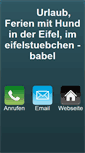 Mobile Screenshot of eifelstuebchen-babel.de